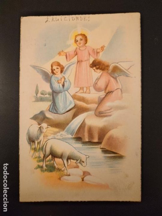 Postais: NI&Ntilde;O JESUS Y ANGELES POSTAL