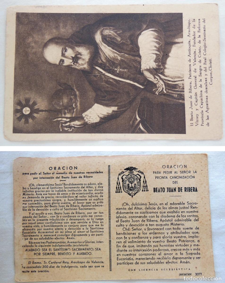 Postales: BEATO JUAN DE RIBERA. Valencia - Foto 1