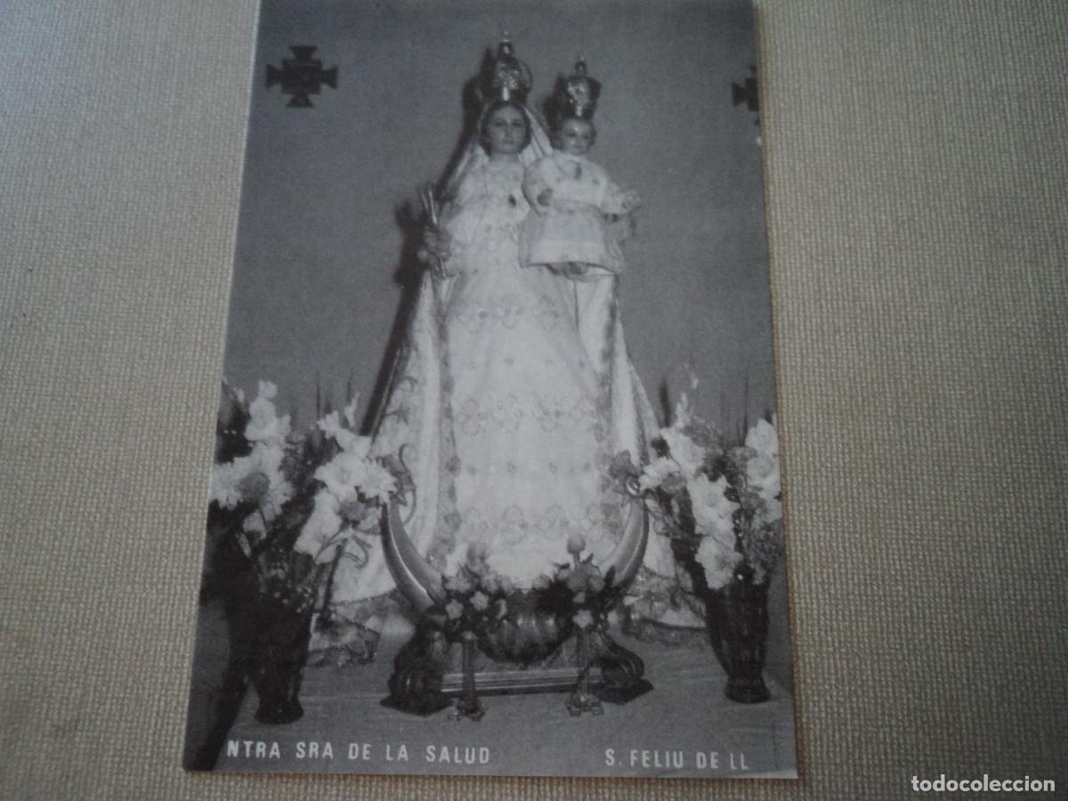 Cartoline: salve a la virgen de la salud, hermandad de sant feliu de llobregat, 12 x 8 cm