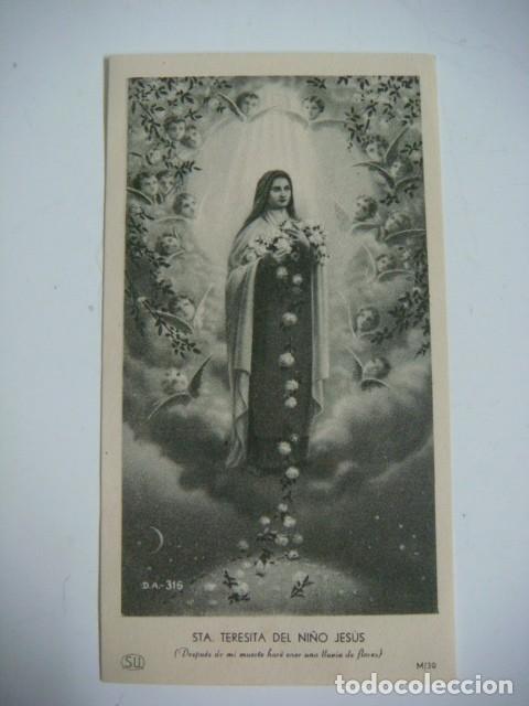 Postales: RECORDATORIO STA TERESITA DEL NI&Ntilde;O JESUS-(&)