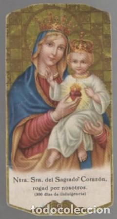 Postales: RECORDATORIA NUESTRA SE&Ntilde;ORA DEL SAGRADO CORAZ&Oacute;N COMU-1808
