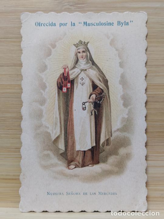 Postales: NUESTRA SE&Ntilde;ORA DE LAS MERCEDES-PUBLICIDAD MUSCOLOSINE BYLA-VER FOTOS-(101.869)