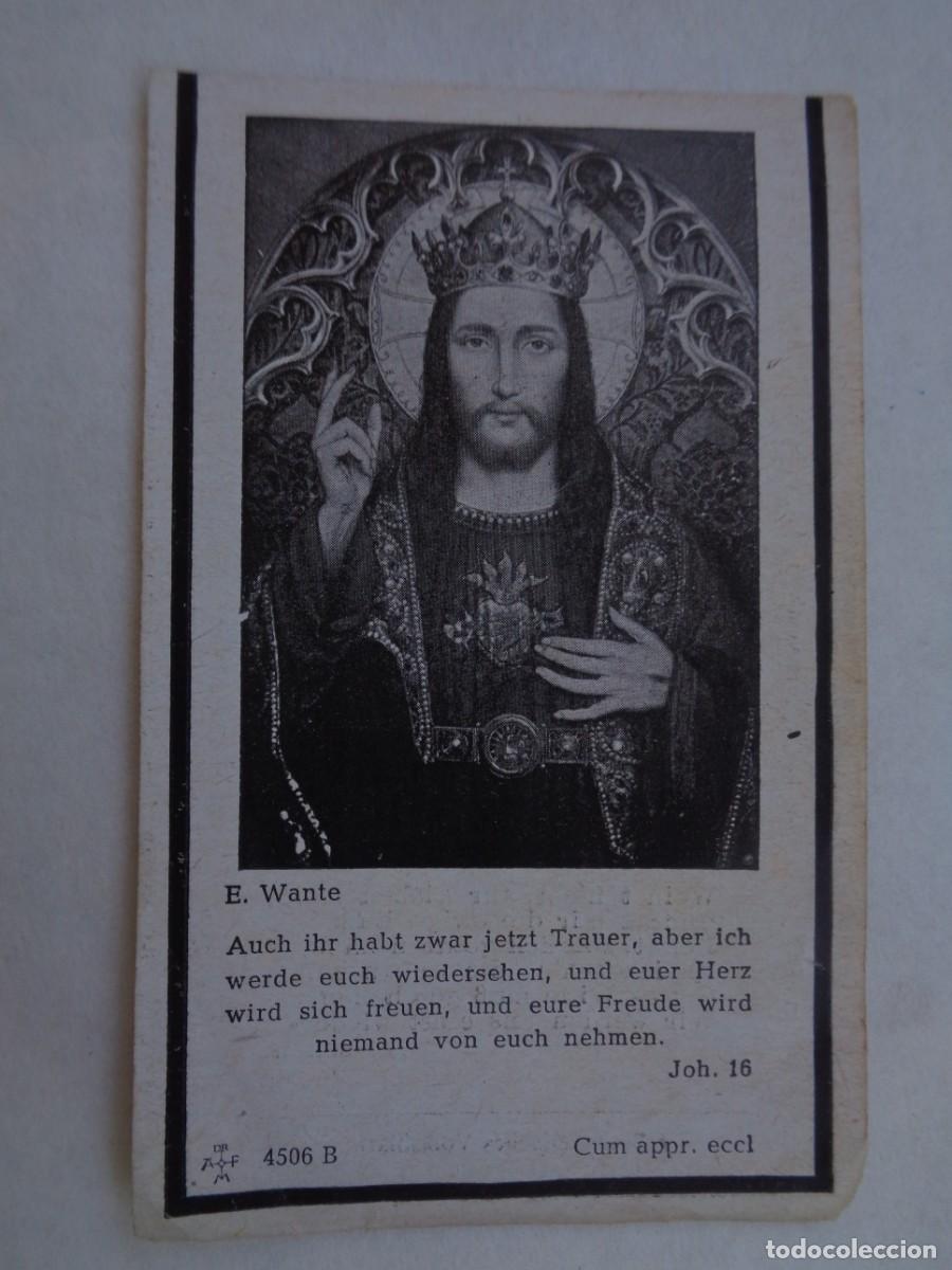 Postkarten: RECORDATORIO DE SE&Ntilde;OR ALEMAN FALLECIDO EN 1946, DIRECTOR DE ORQUESTA