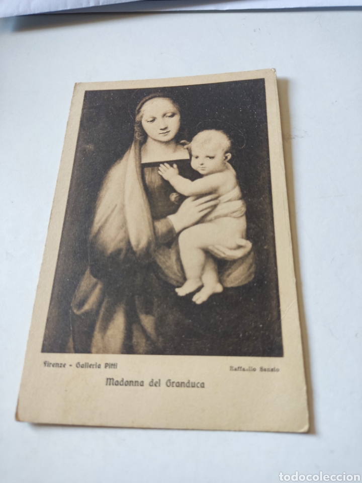 Postales: Postal antigua galer&iacute;a Firenze,arte Madonna del Granduca