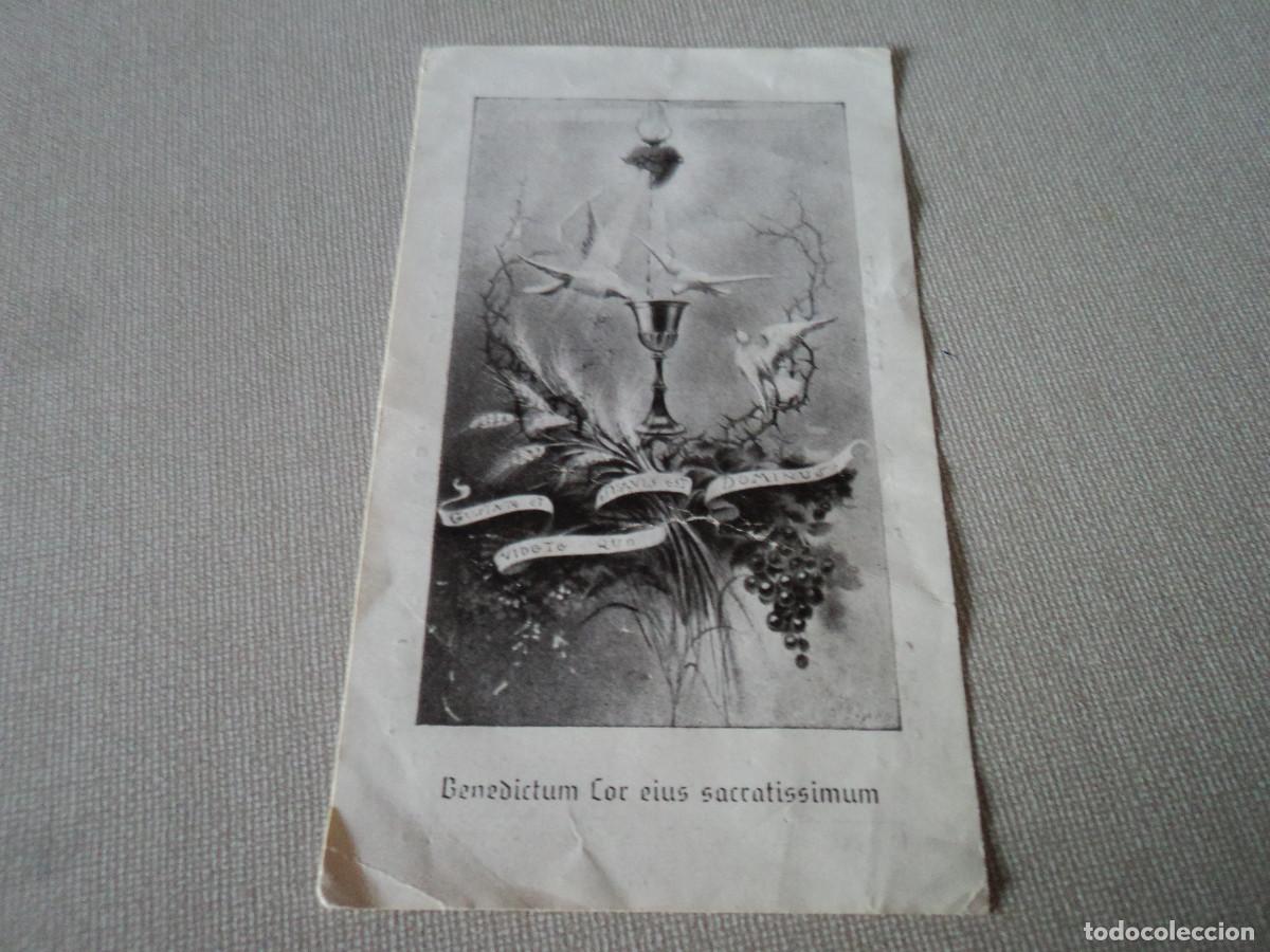 Postales: Antigua estampa - DEVOTAS DEPRECACIONES A LAS INSIGNIAS DEL SAGRADO CORAZON