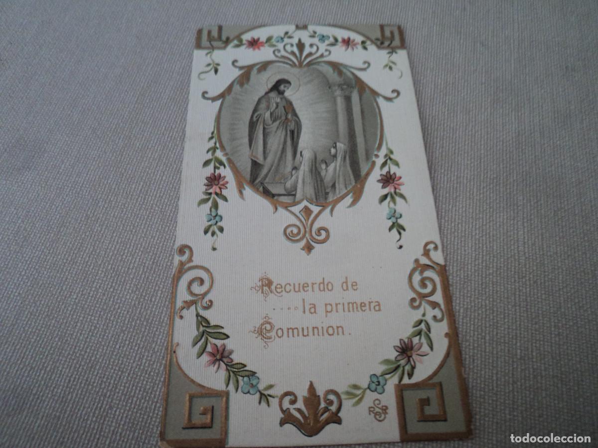 Postkarten: recuerdo de la primera comunion, 1912, hospitalet de llobregat