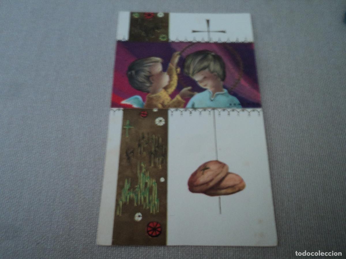 Cartes Postales: recordatorio de comunion, iglesia parroquial de badalona 1965