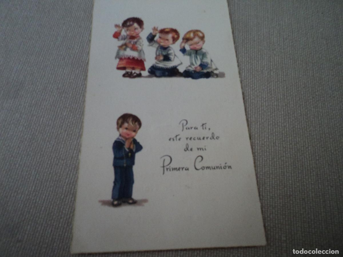 Cartes Postales: recordatorio de comunion, academia estudios comerciales, 1960