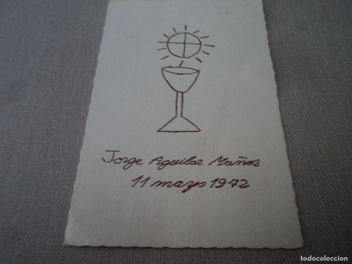 Cartes Postales: recordatorio de comunion, 1972