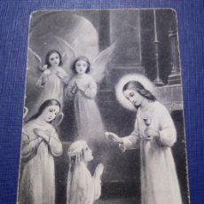 Postales: ANTIGUA ESTAMPITA DE PRIMERA COMUNIÓN, BARCELONA, 1939 (TRAS LA GUERRA CIVIL)