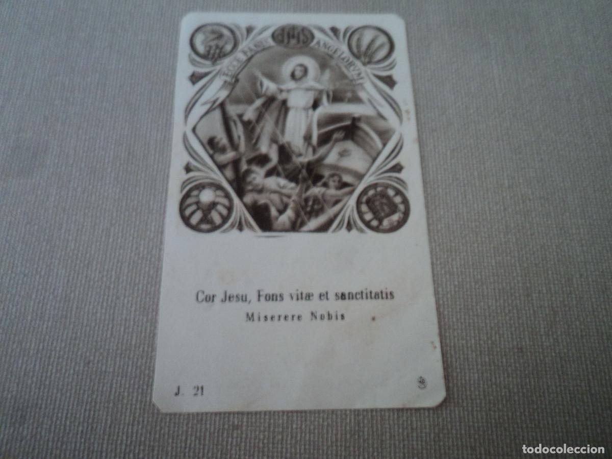 Postales: antigua estampilla, cor jesus fons vitae et sanctitatis, mb j 21, semana del sagrado corazon
