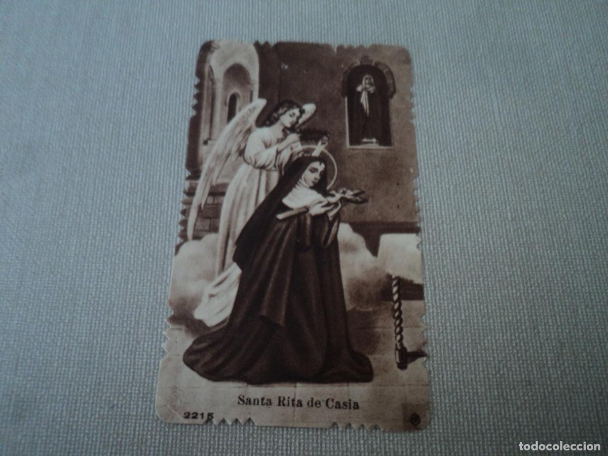 Postales: antigua estampilla troquelada, santa rita de casia, mb 2215