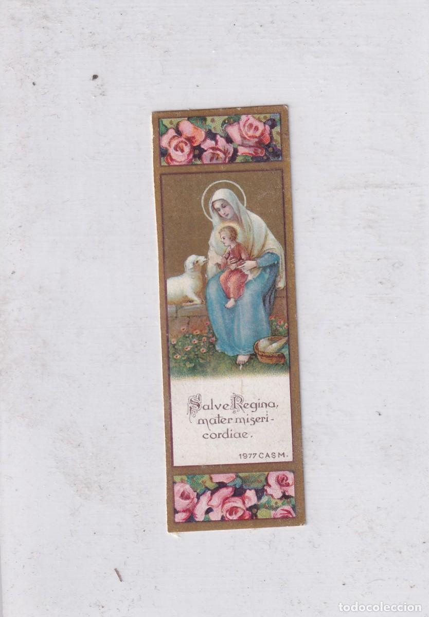 Postkarten: Estampa Salve Regina 9 x 3 cm A mis amados suscriptores.