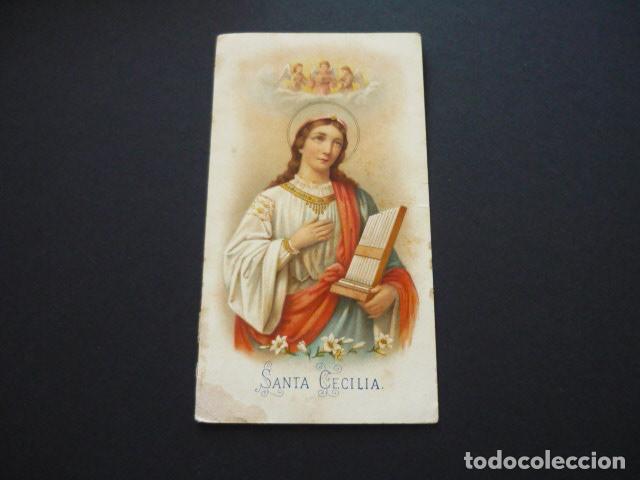 Postcards: SANTA CECILIA ANTIGUA ESTAMPA CROMOLITOGRAFICA