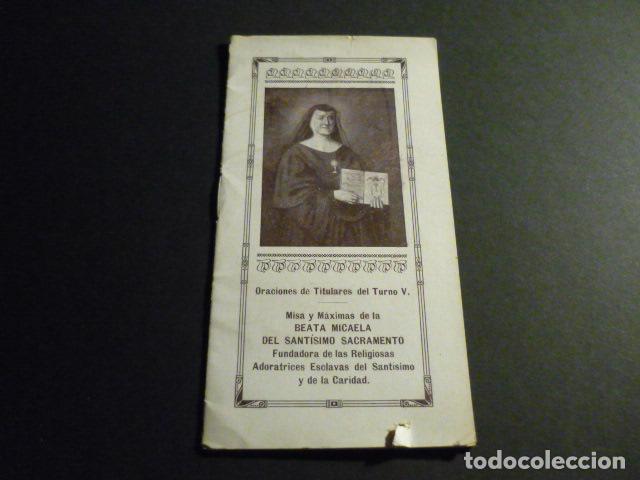Postkarten: BEATA MICAELA DEL SANTISIMO SACRAMENTO ANTIGUA ESTAMPA