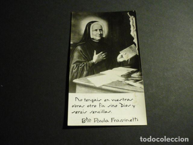 Cartoline: BEATA PAULA FRASSINETTI ANTIGUA ESTAMPA FOTOGRAFICA