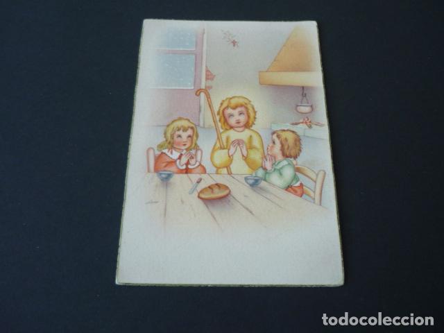 Postales: JESUS NI&Ntilde;O EN LA MESA TARJETA POSTAL