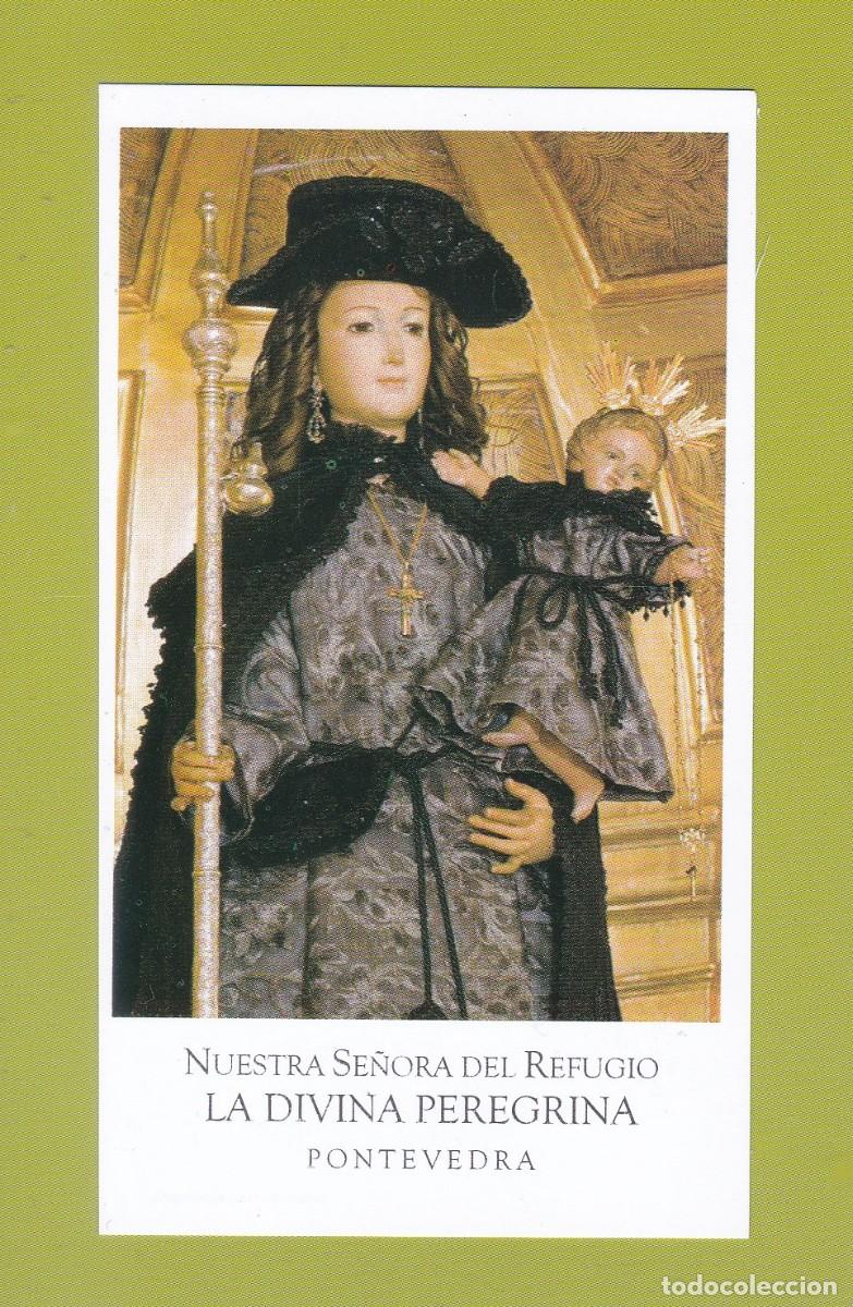 Postales: ESTAMPA NUESTRA SE&Ntilde;ORA DEL REFUGIO LA DIVINA PEREGRINA - ORACI&Oacute;N (REVERSO)