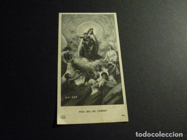 Cartes Postales: NUESTRA SE&Ntilde;ORA DEL CARMEN ANTIGUA ESTAMPA