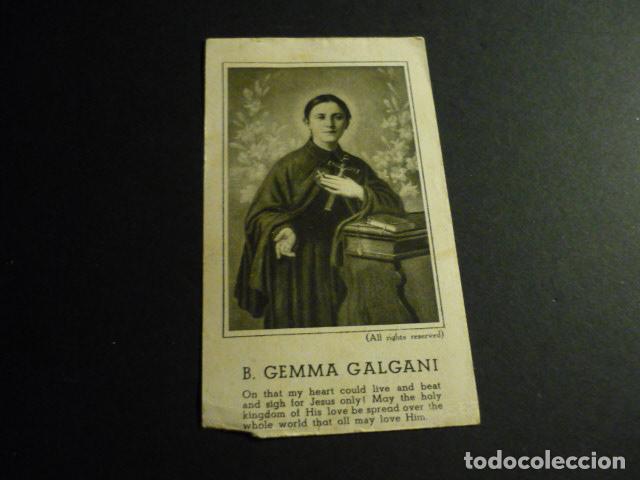 Cartoline: SANTA GEMA GALGANI ANTIGUA ESTAMPA