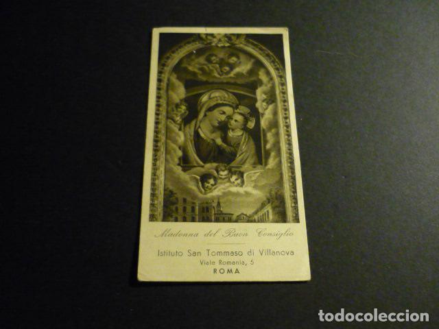 Cartoline: NUESTRA SE&Ntilde;ORA DEL BUEN CONSEJO ANTIGUA ESTAMPA