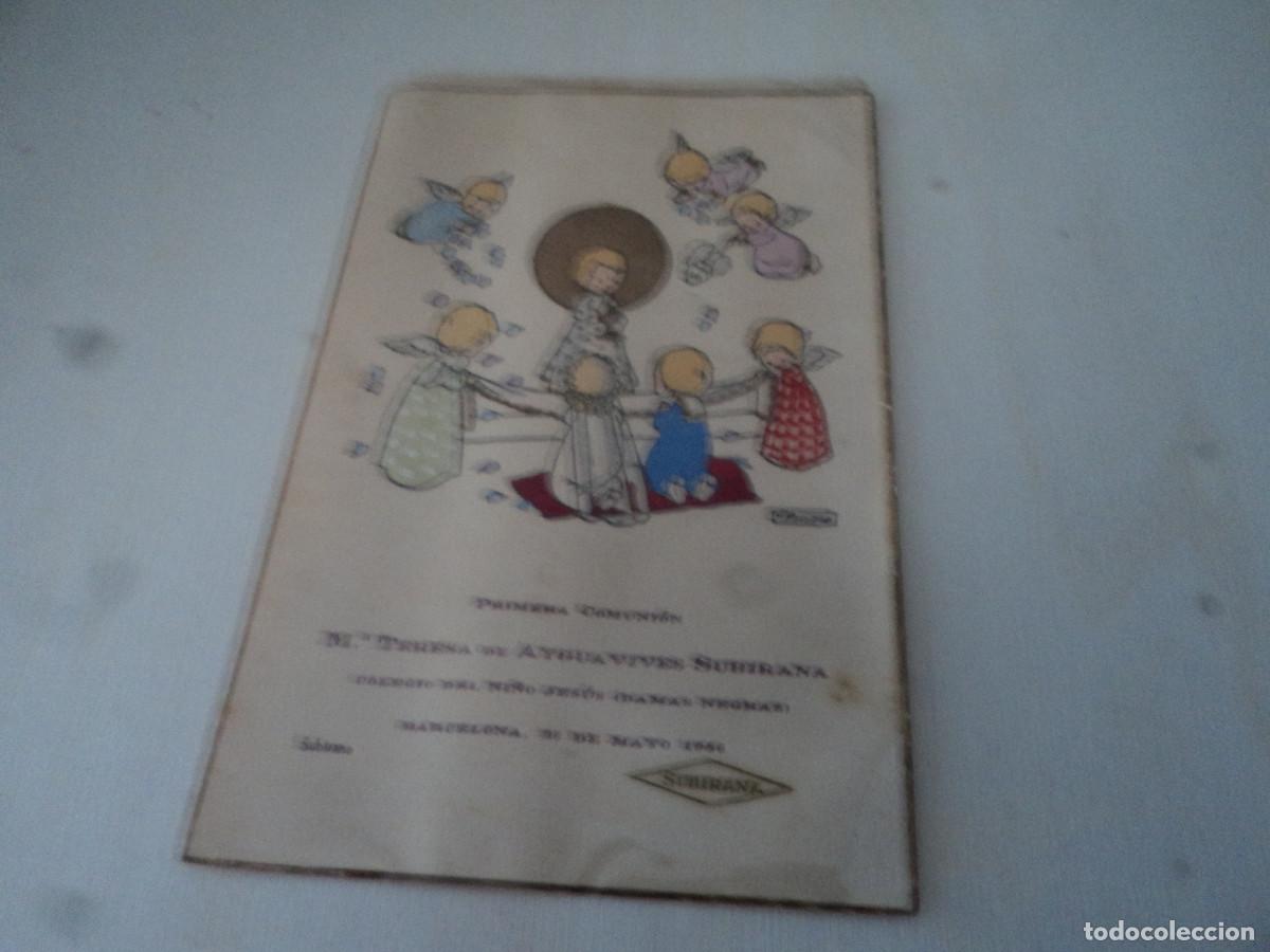 Postales: recordatorio de comunion, colegio del ni&ntilde;o jesus, damas negras, 1946