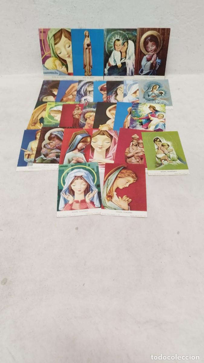 Postais: Antigua Colecci&oacute;n de 26 estampas religiosas,Mes de Mar&iacute;a el Papa Juan