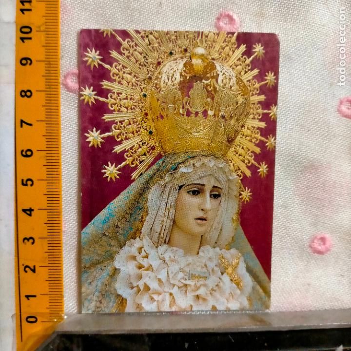 Cartoline: ESTAMPA O POSTAL DE LA SEMANA SANTA DE CADIZ VIRGEN O CRISTO