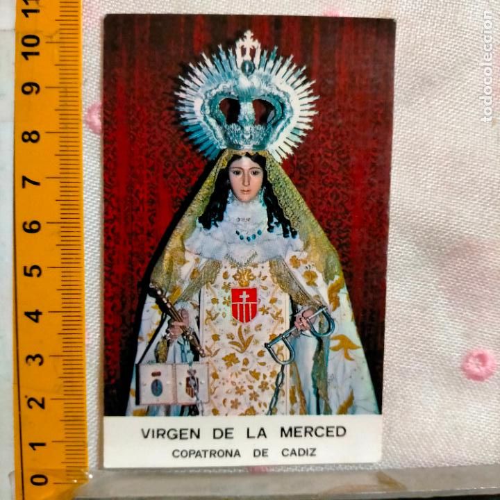 Postkarten: ESTAMPA O POSTAL DE LA SEMANA SANTA DE CADIZ VIRGEN O CRISTO