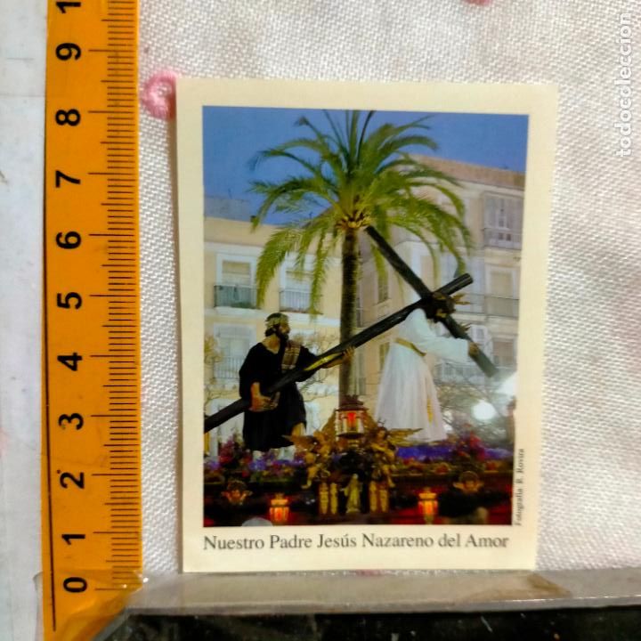 Postkarten: ESTAMPA O POSTAL DE LA SEMANA SANTA DE CADIZ VIRGEN O CRISTO