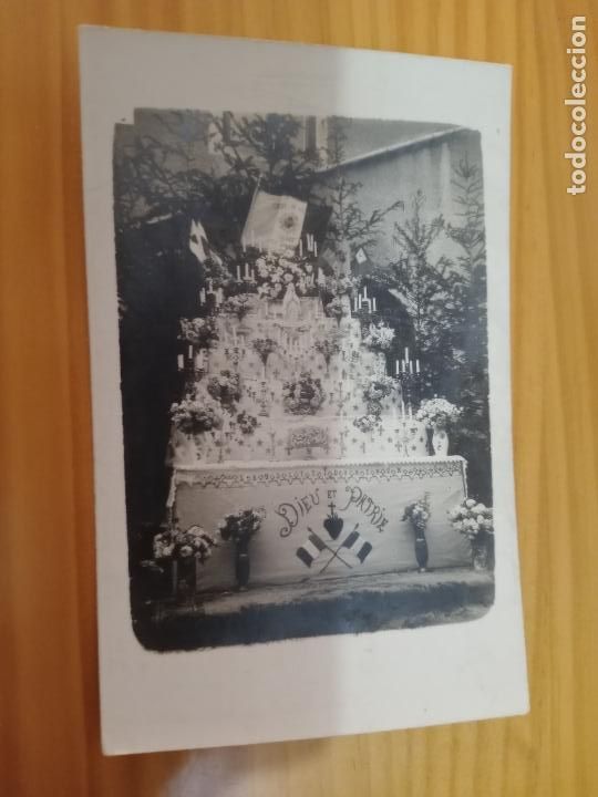 Postales: Dieu et Patrie. Francia. Postal fotogr&aacute;fica. Virgen