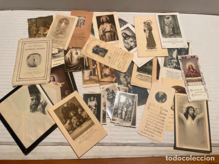 Postais: LOTE DE 70 Recordatorios y estampas religiosas