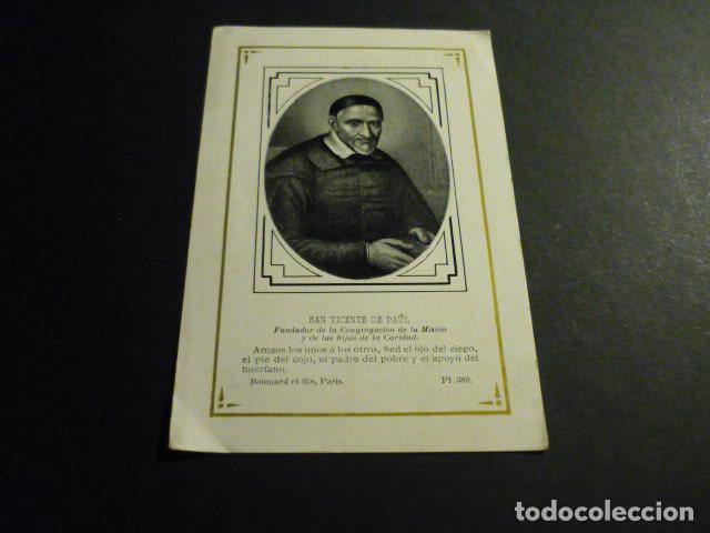 Postales: SAN VICENTE DE PAUL ANTIGUA ESTAMPA