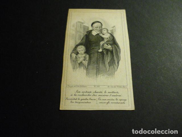 Postales: SAN VICENTE DE PAUL ANTIGUA ESTAMPA