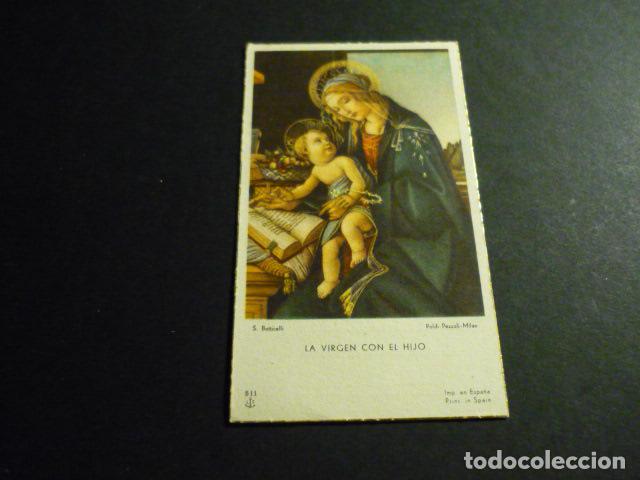 Cartes Postales: VIRGEN CON EL NI&Ntilde;O ANTIGUA ESTAMPA