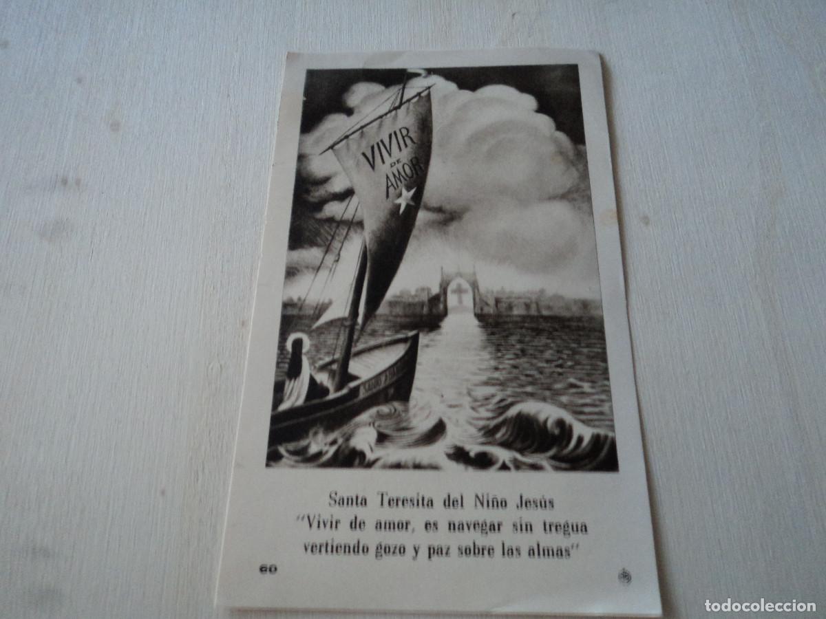 Postales: estampa, santa teresita del ni&ntilde;o jesus, 60 mb, 11,5 x 7 cm