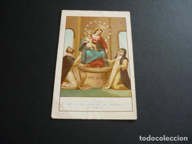 Postales: VIRGEN DEL ROSARIO ANTIGUA ESTAMPA CROMOLITOGRAFICA