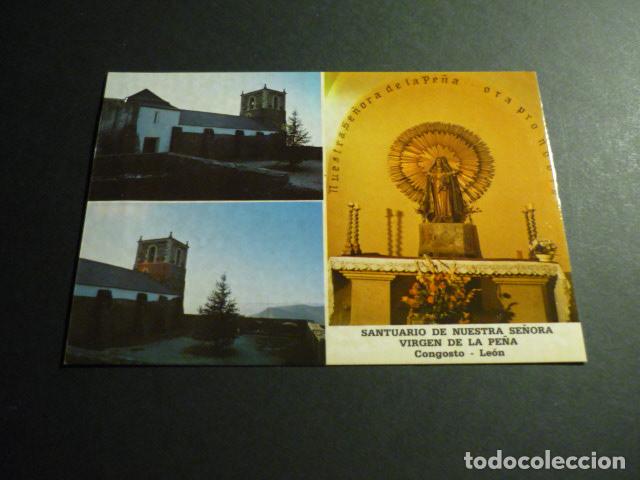 Postales: CONGOSTO LEON NUESTRA SE&Ntilde;ORA DE LA PE&Ntilde;A POSTAL - Foto 1