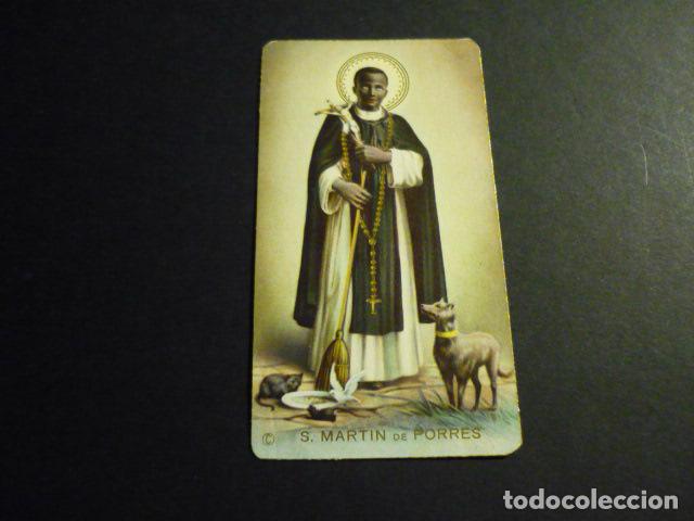 Postales: SAN MARTIN DE PORRES ANTIGUA ESTAMPA CROMOLITOGRAFICA