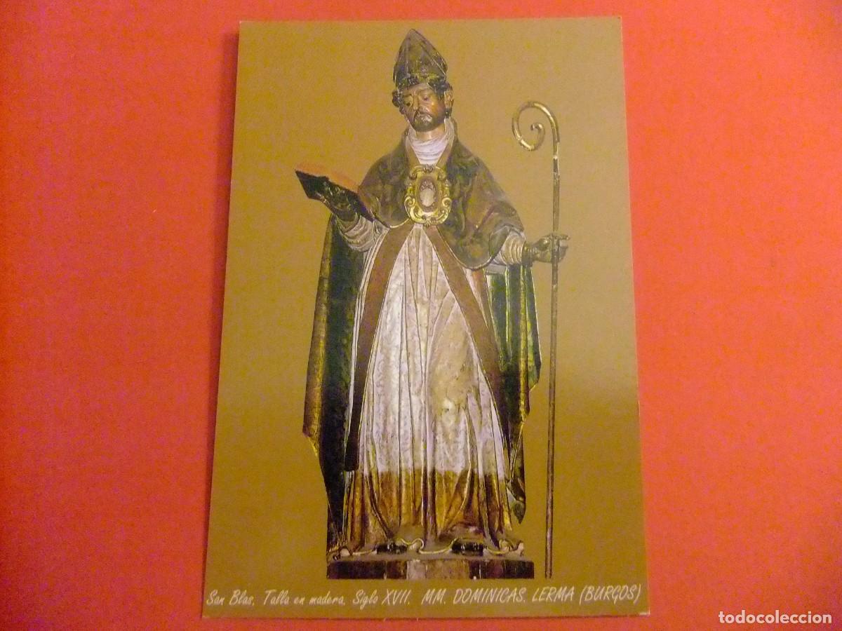 Postales: CCA POSTAL SAN BLAS TALLA EN MADERA SIGLOXVII LERMA