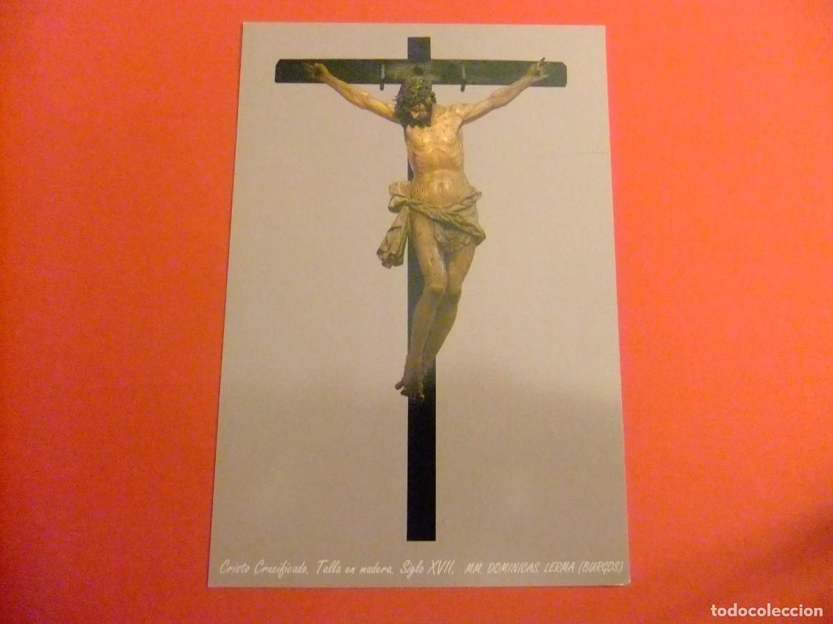 Postales: CCA POSTAL CRISTO CRUCIFICADO TALLA EN MADERA SIGLO XVII LERMA