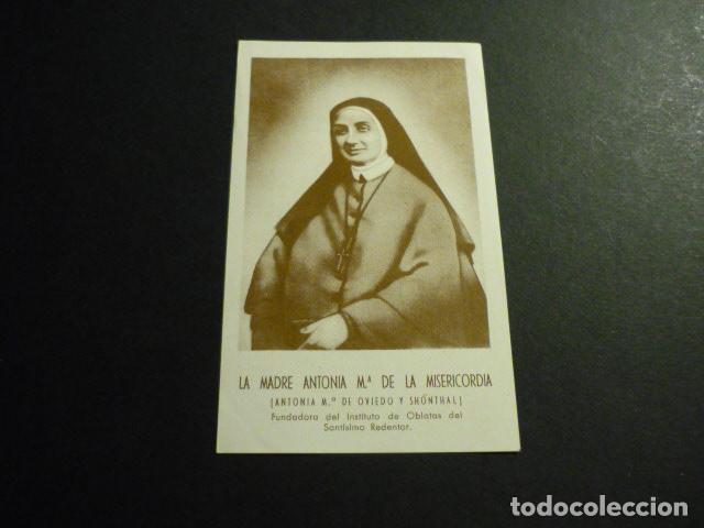 Postales: MADRE ANTONIA MARIA DE LA MISERICORDIA ANTIGUA ESTAMPA
