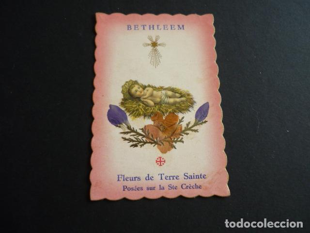 Postkarten: BELEN FLORES DE TIERRA SANTA ANTIGUA ESTAMPA