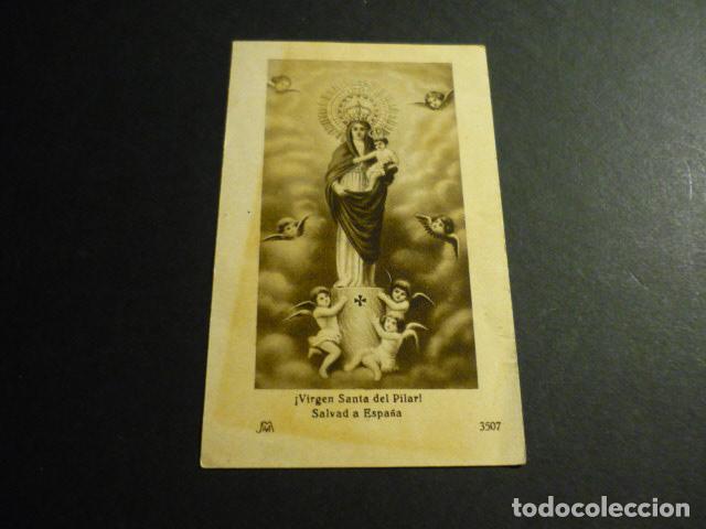 Postales: VIRGEN DEL PILAR ANTIGUA ESTAMPA