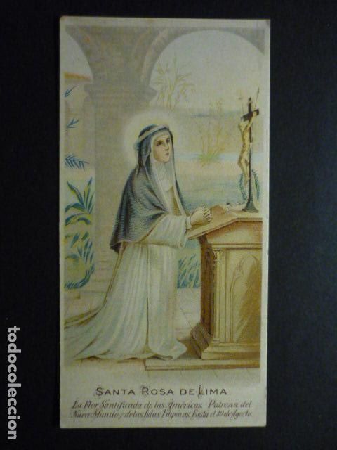 Postales: SANTA ROSA DE LIMA ANTIGUA ESTAMPA