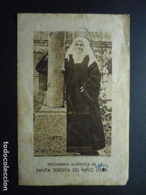 Cartes Postales: SANTA TERESITA DEL NI&Ntilde;O JESUS ANTIGUA ESTAMPA