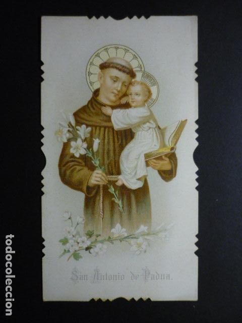 Postais: SAN ANTONIO DE PADUA ANTIGUA ESTAMPA CROMOLITOGRAFICA