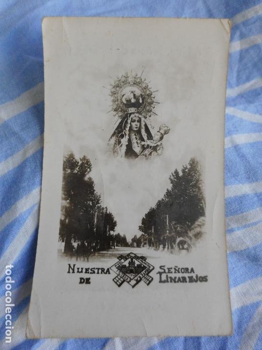 Postcards: RECUERDO NOVENARIO VIRGEN NUESTRA SE&Ntilde;ORA DE LINAREJOS. LINARES JAEN 1945. CARMELO DE LA CRUZ