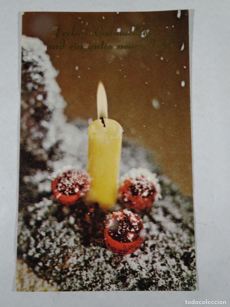 Cartoline: ANTIGUA TARJETA, FELICITACI&Oacute;N DE NAVIDAD , ILUSTRADA , VER FOTOS