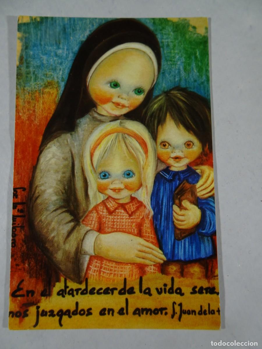 Cartes Postales: ANTIGUA TARJETA, FELICITACI&Oacute;N NAVIDAD , ILUSTRADA, VER FOTOS